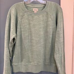 Like New - JCrew Vintage Cotton Terry Crewneck Pullover